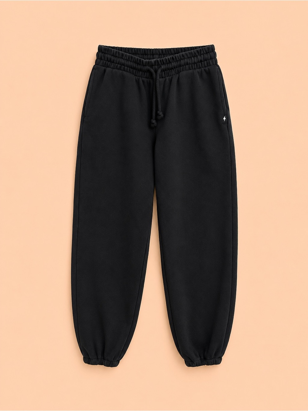 AZUR FIT WASHED BLACK JOGGERS